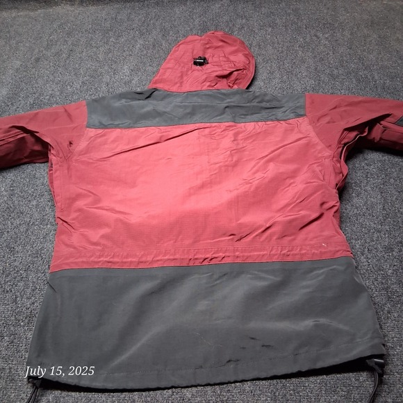 Vintage Solstice Microshed Lightweight Rain Jacket‎ Womens Small Red Hooded - Picture 6 of 9